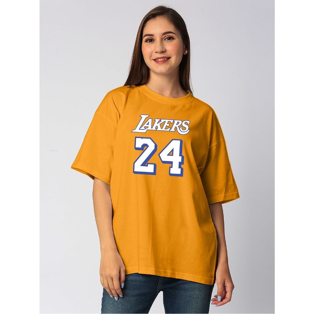 Streetmode Lakers Yellow T-Shirt for Women