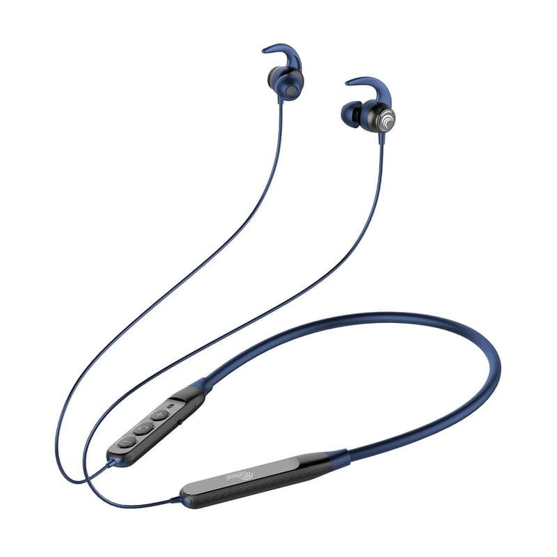 CELLECOR BT-3 Wireless Bluetooth Earphone Neckband with 25 Hours Playback time, Bluetooth V5.2, Voice assitance and Noise cancelation with inbuilt mic (BT-3 Blue)