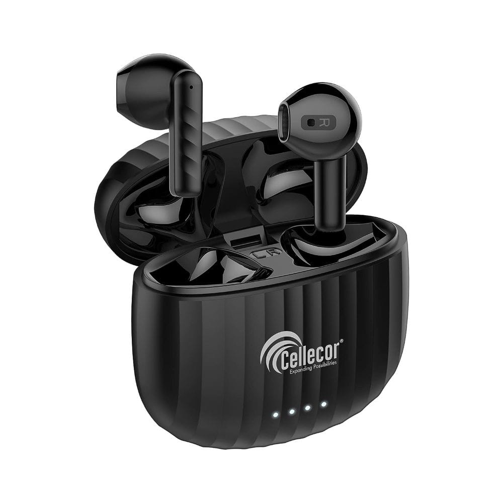 CELLECOR BroPods CB05 Waterproof Earbuds with 25 Hours Playtime, Auto Pairing, 13mm Driver, 5.1V Bluetooth Headset