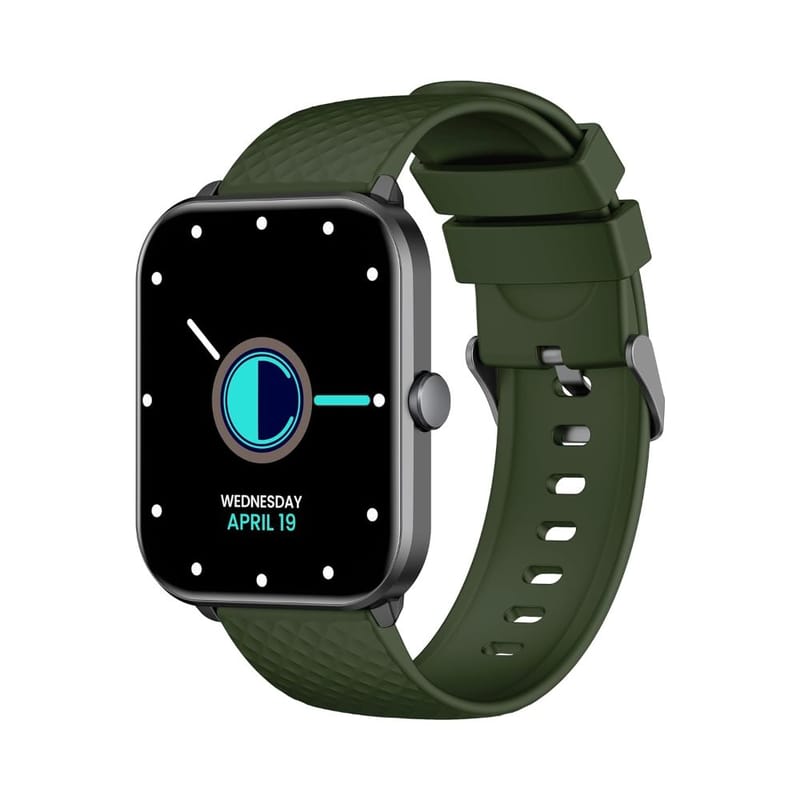 CELLECOR A2 PRO FIRE 2.0" BT Calling Smartwatch, Voice Assistant, 500 NITS, Always-On, 120+ Sports Modes, IPX68, SpO2, Heart Rate Monitoring, BT-V5.0 - Green