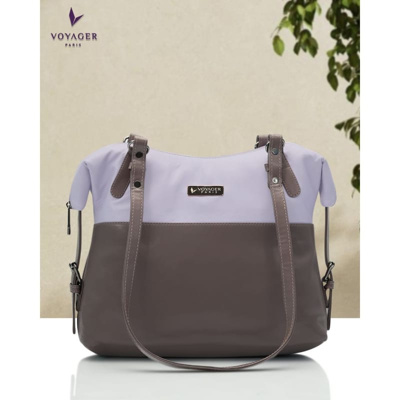 Voyager Paris Josephine Stylish Handbag with Long Sling Carry Belt for Girls & Women (Purple)