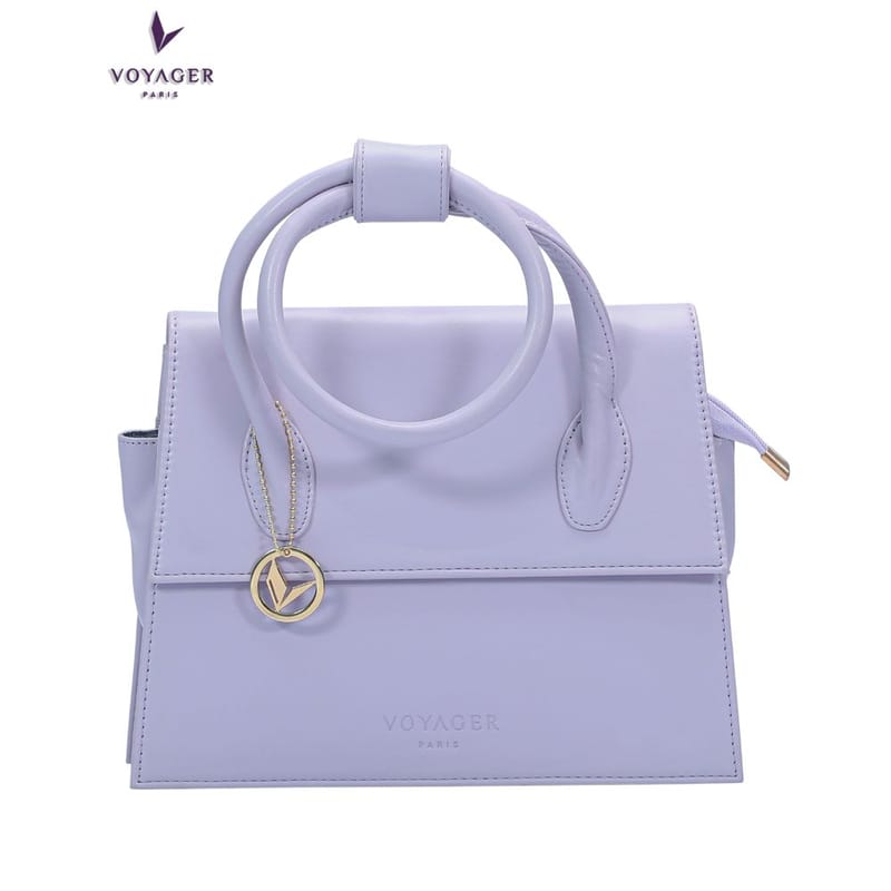 Voyager Paris Sephora Handbag with Stylish Handle for girls & Women (Lavender)