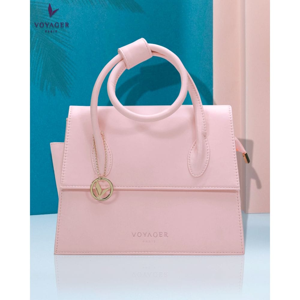 Voyager Paris Sephora Handbag with Stylish Handle for girls & Women (Pink)