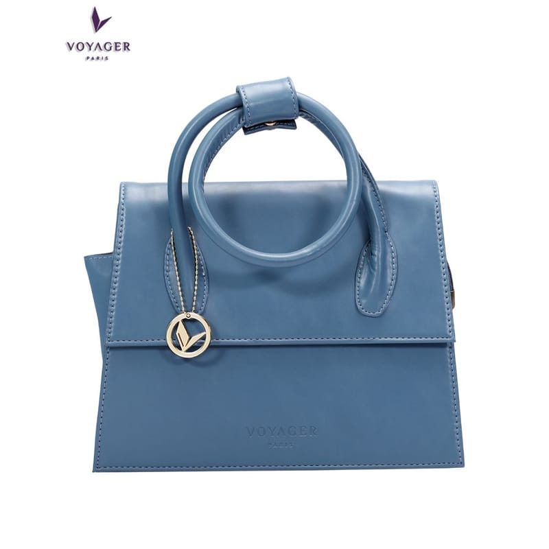 Voyager Paris Sephora Handbag with Stylish Handle for girls & Women (Blue)