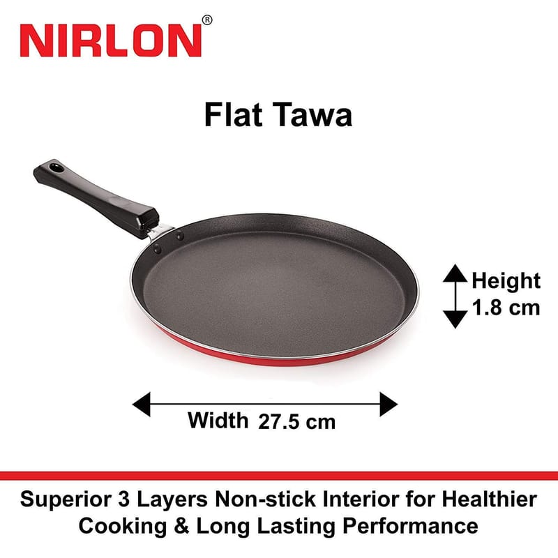 Nirlon Non Induction Base Aluminium Inner Lid Pressure Cooker, 5 Litre