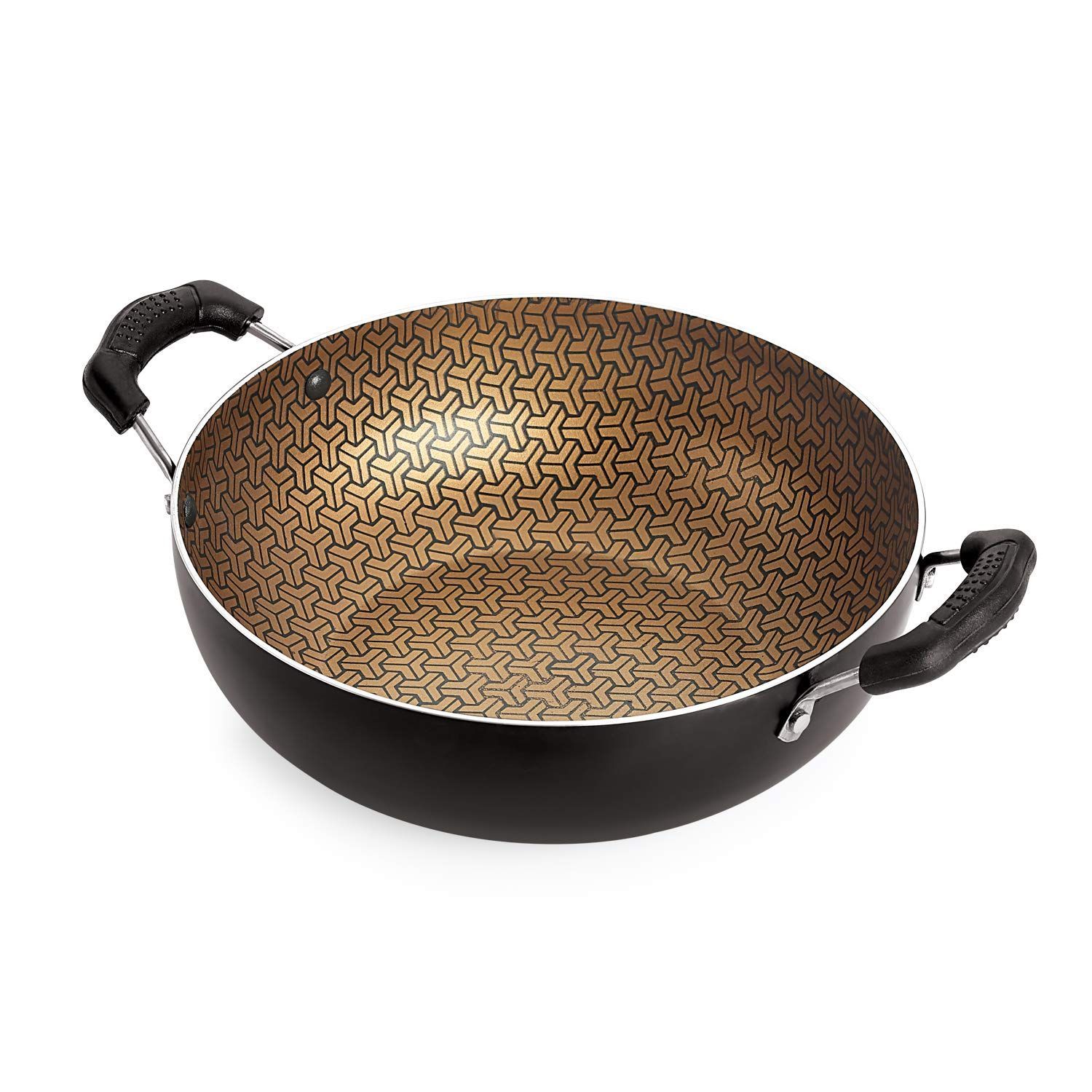 Nirlon Cooking Non Stick Aluminium Mini Tadka Pan/Vagariya 13cm [3mm_Clasic_CVG]