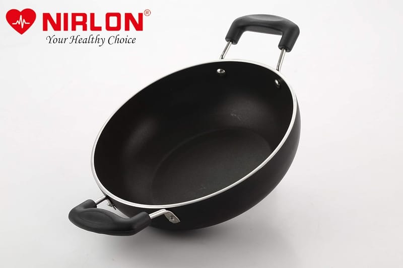 Nirlon Platinum Triply Stainless Steel Induction Base Sauce Pan with Glass lid 18cm|2.2 Liter (Induction Friendly)