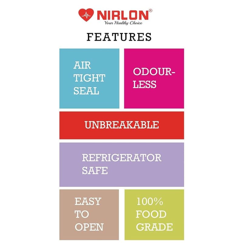 Nirlon Plastic Food Grade Fridge Style Round Water Bottle Set, Multicolor, 550ml, Set of 6 (FB_ROUND BELLA)