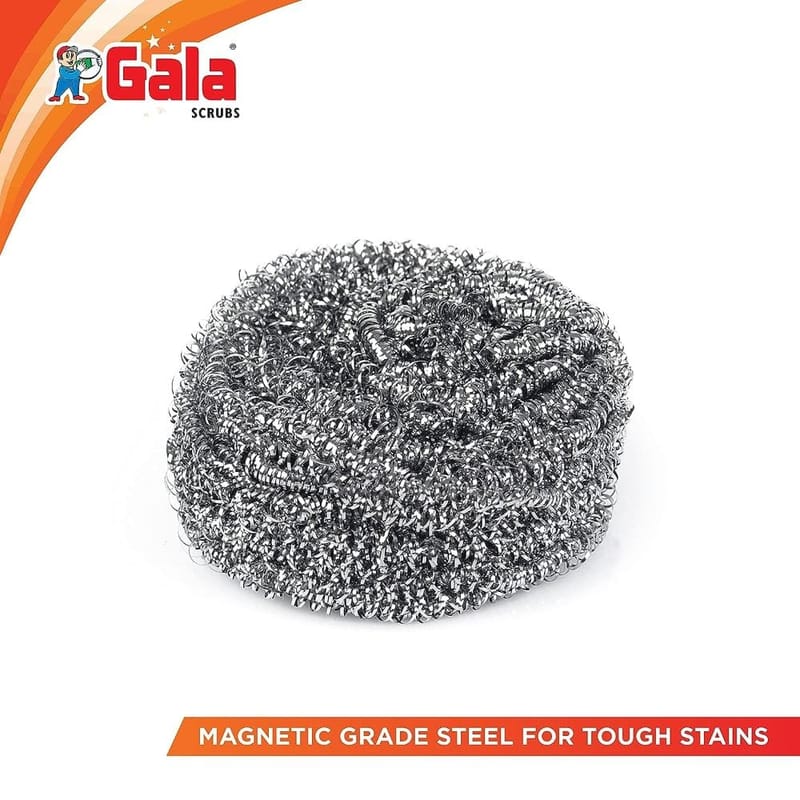 Gala Steel Scrubber Combo Set (Pack of 6)