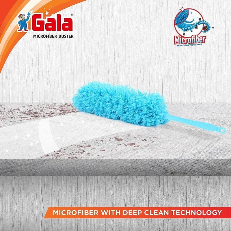 Gala - 153070 Multipurpose Microfiber Duster for Home and Car Use (Blue)