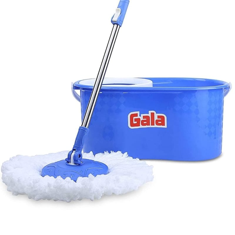 Gala Aqua Spin 151617 Mop (Aqua Blue and White)