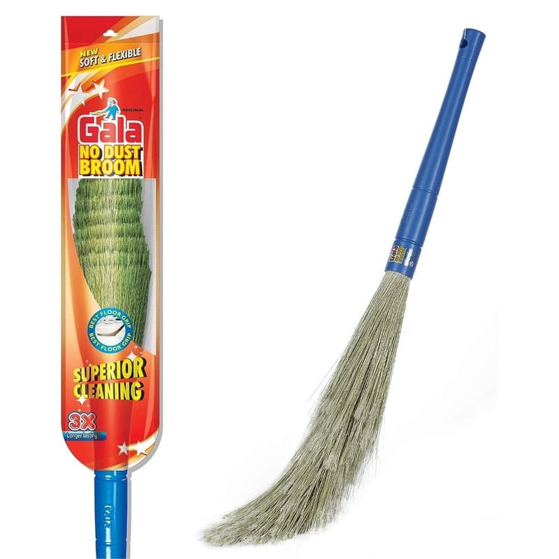 Gala No Dust Broom, Extra Large, 1 Piece (hard_floor, plastic, Blue)