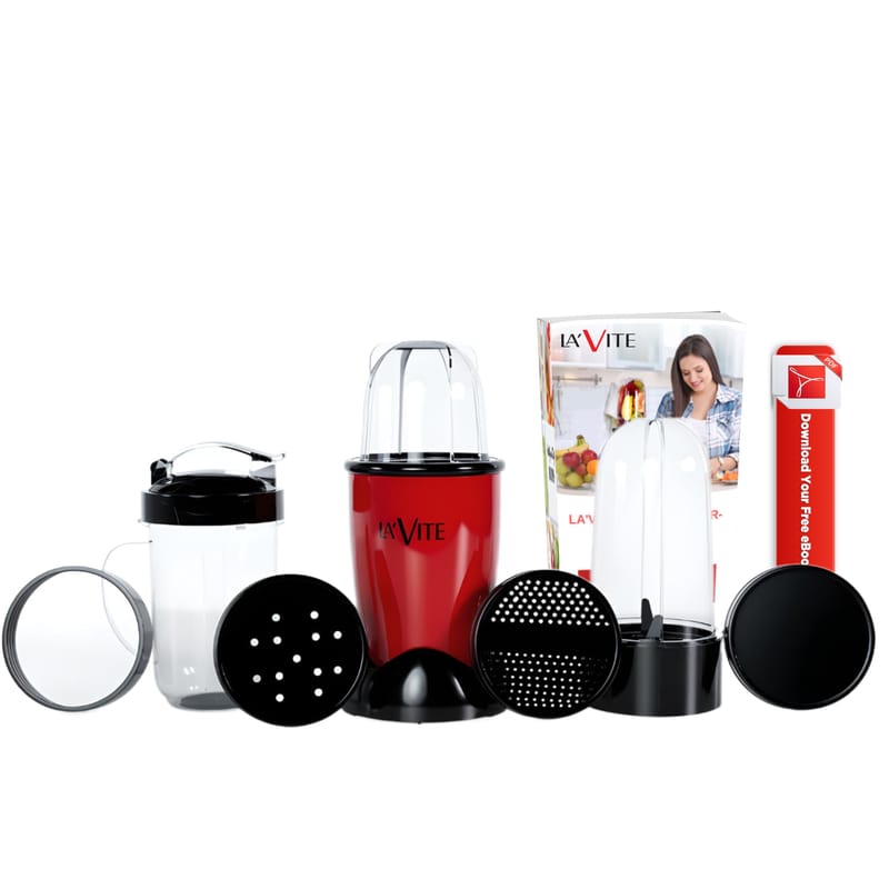 Lavite Cherie Mixer Grinder Blender 400 W, 3 Jar , Citrus Juicer, Food Processor and Chopper attachement