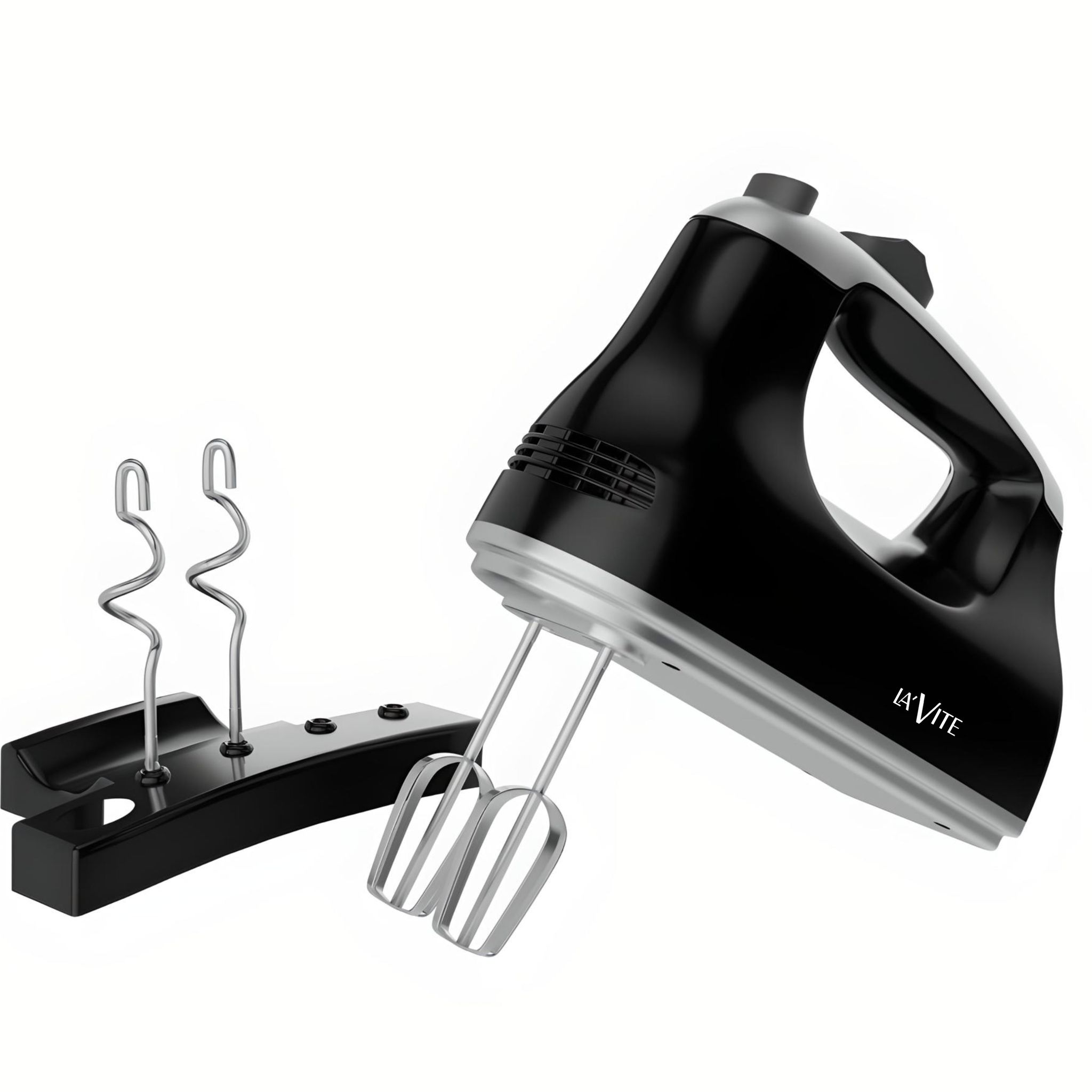 LA FORTE Hand Mixer 300 W with Dough hook Beater hook and Mounting Bracket