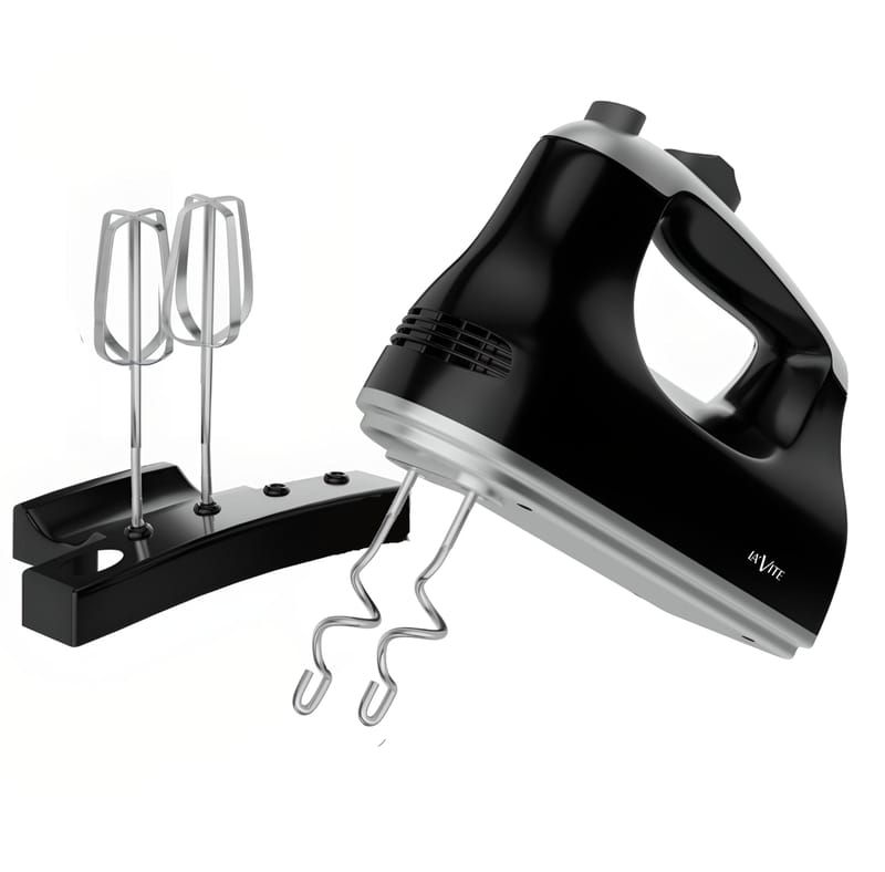 LA FORTE Hand Mixer 300 W with Dough hook Beater hook and Mounting Bracket