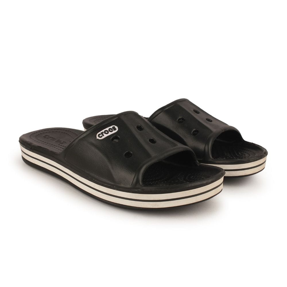 Richale Black Slider For Men