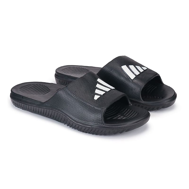 Richale Stylist Black Slider For Men