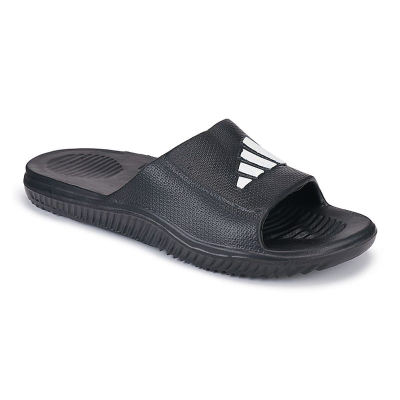 Richale Stylist Black Slider For Men