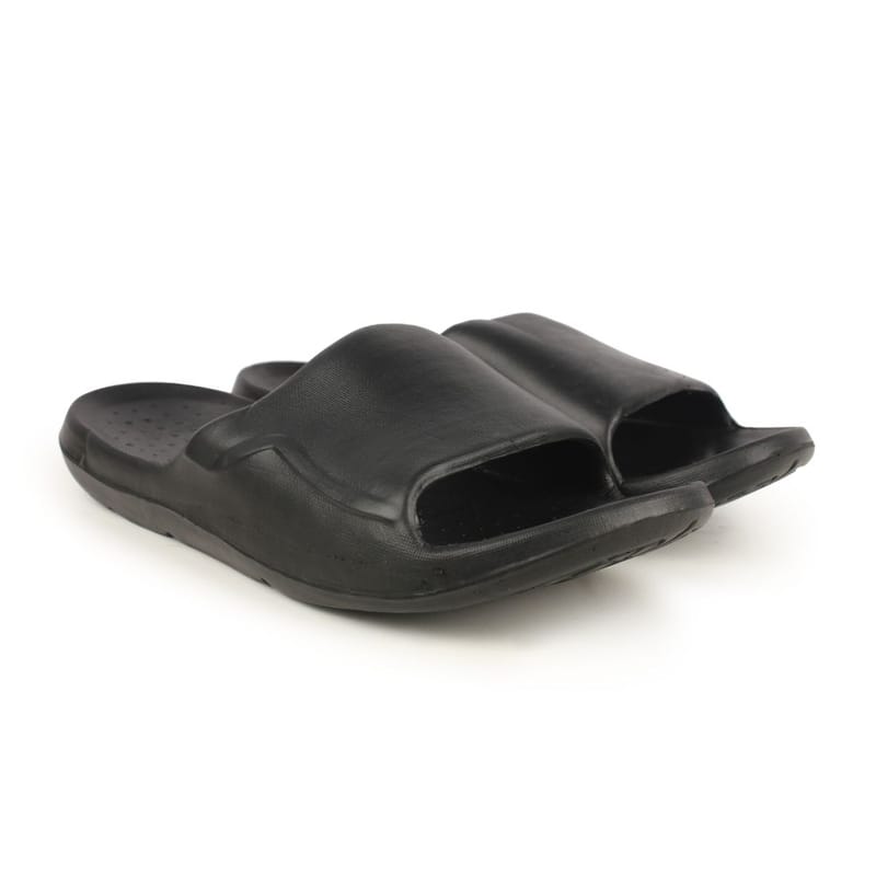 Richale Stylist Black Slider For Men