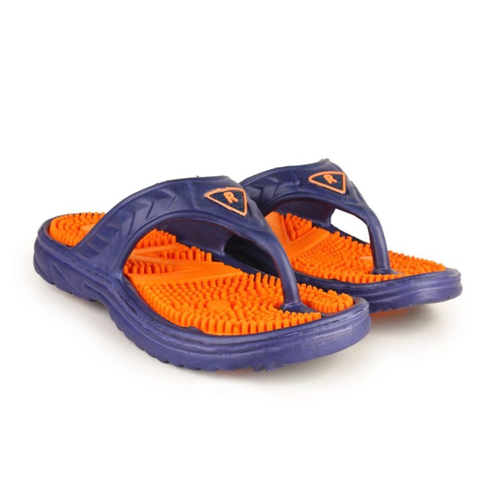 Richale Stylist Orange Slipper For Men