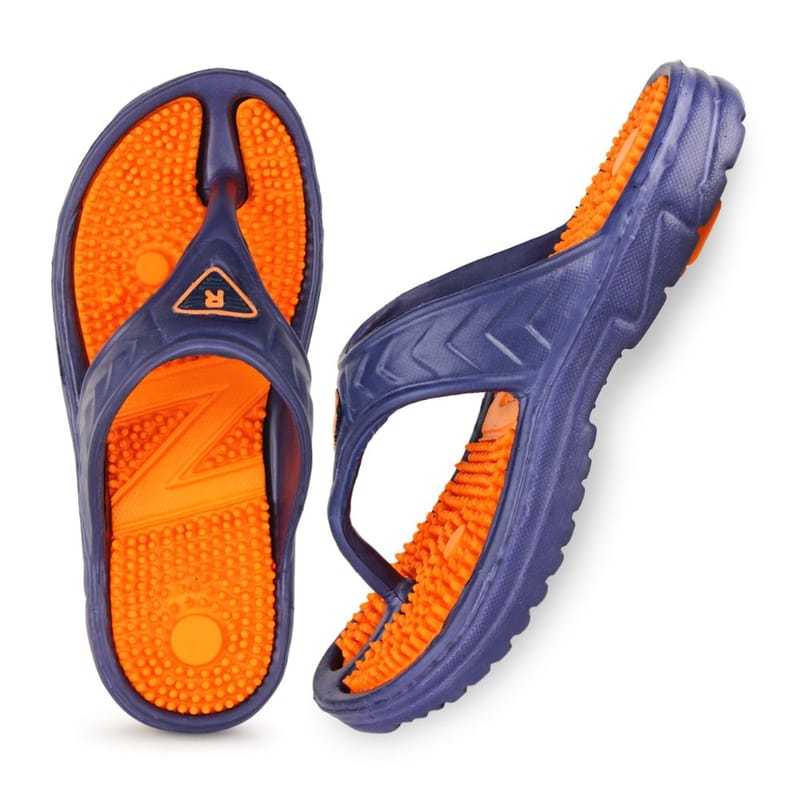 Richale Stylist Orange Slipper For Men