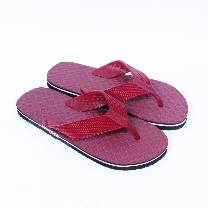 Richale Stylist Red Slipper For Men