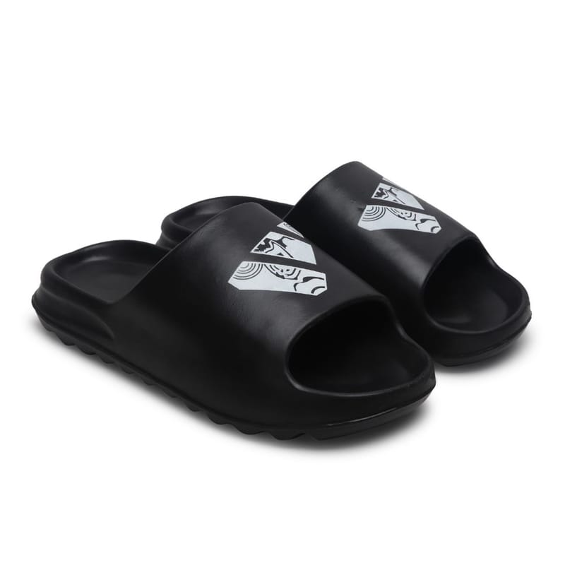 Richale Comfortable Black Slider For Men