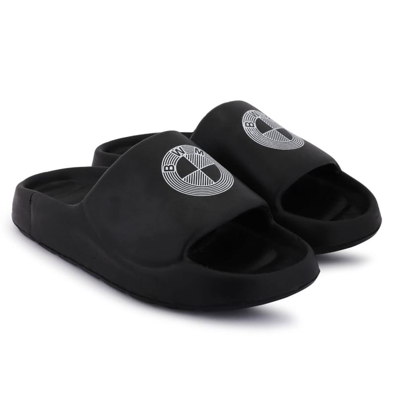 Richale New Latest Black Slider For Mens