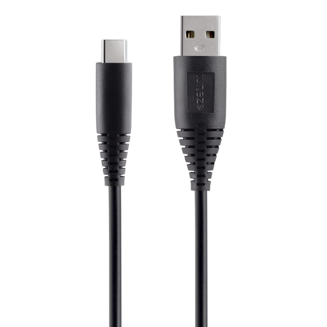 Tunez C10 USB Type C to USB A 2.0 Male Cable with 1 Meter Long and 2.4A compatible with all Type C devices(Black)