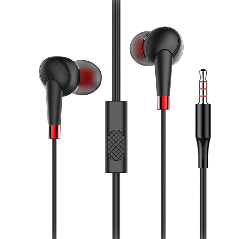 Tunez Dhwani D30 in Ear Wired Earphone with Supreme Sound Quality and Passive Noise Isolation with 10mm Dynamic Drivers,in Built mic and 3.5mm Jack(Black)