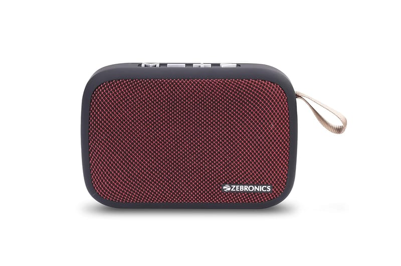 Zebronics Delight Portable Wireless Bluetooth Speaker - Red