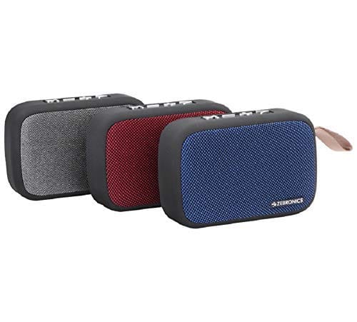 Zebronics Delight Portable Wireless Bluetooth Speaker with | FM | Call Function | SD Card - Black