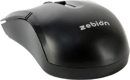 Zebion Candy Wireless Optical Mouse (2.4GHz Wireless, Black)