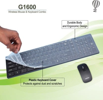 Zebion G1600 Wireless Laptop Keyboard (Black)