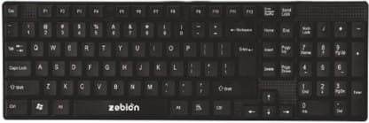 Zebion K200 Wired USB Desktop Keyboard (Black)