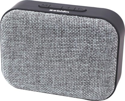 Zebion Outback 5 W Bluetooth Speaker (White, 2.0 Channel)