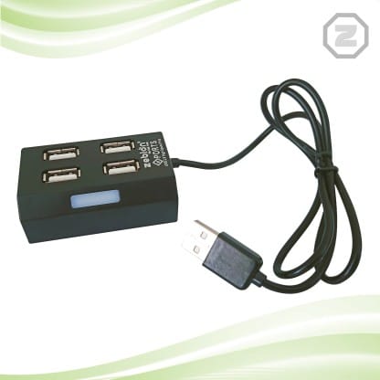 Zebion Pronto 31 4 Port USB Hub (Black)