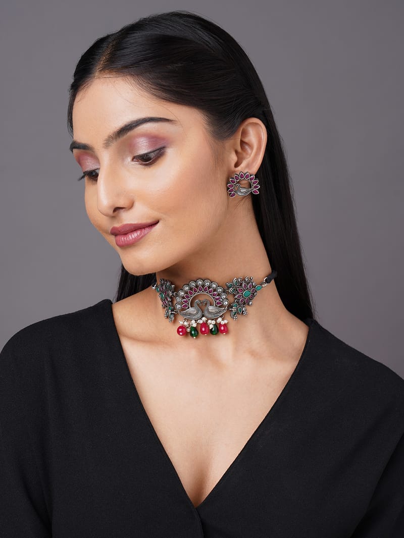 Binni's Wardrobe  german silver chocker