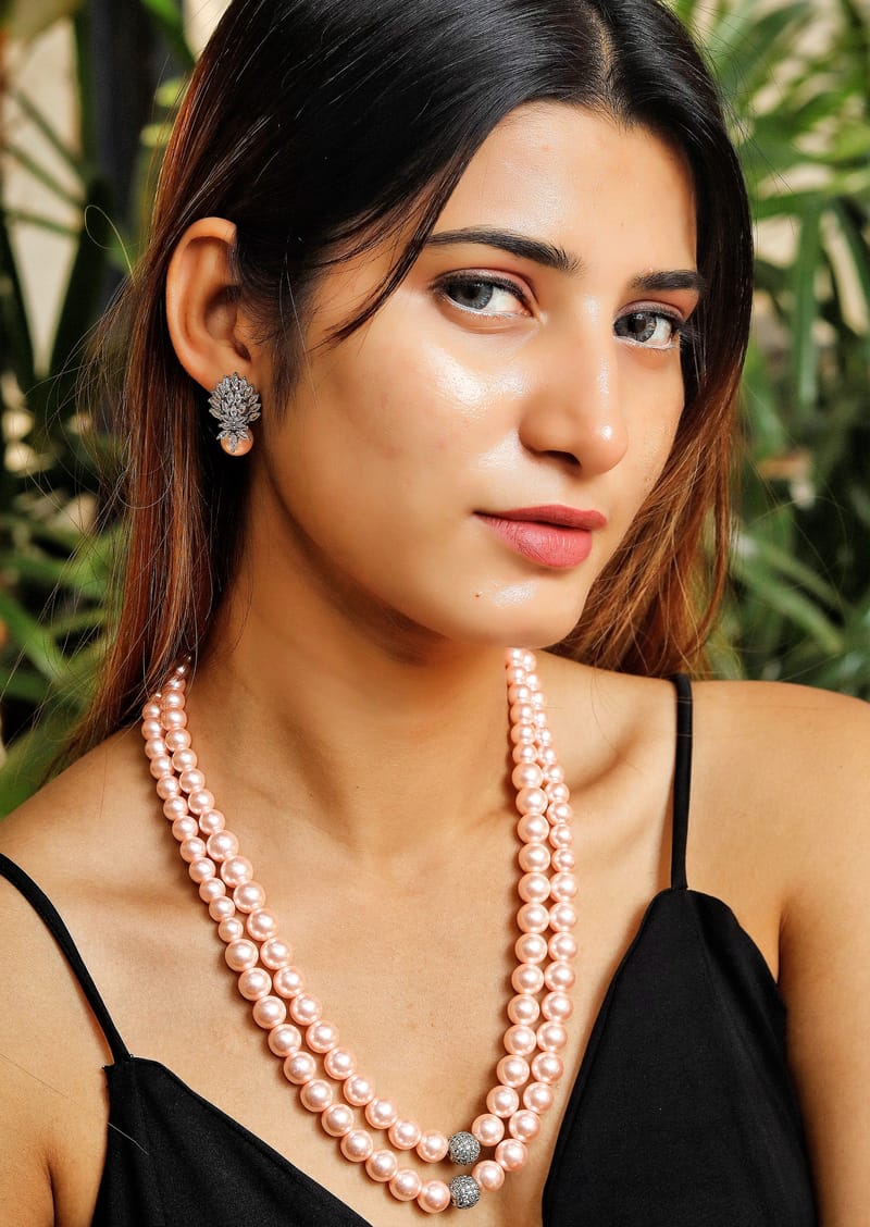 Binni's Wardrobe  premium pink beaded necklace sets