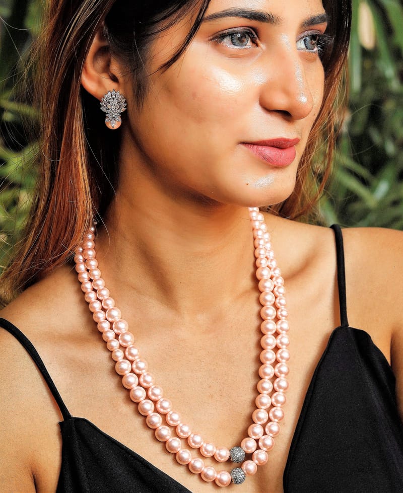 Binni's Wardrobe  premium pink beaded necklace sets