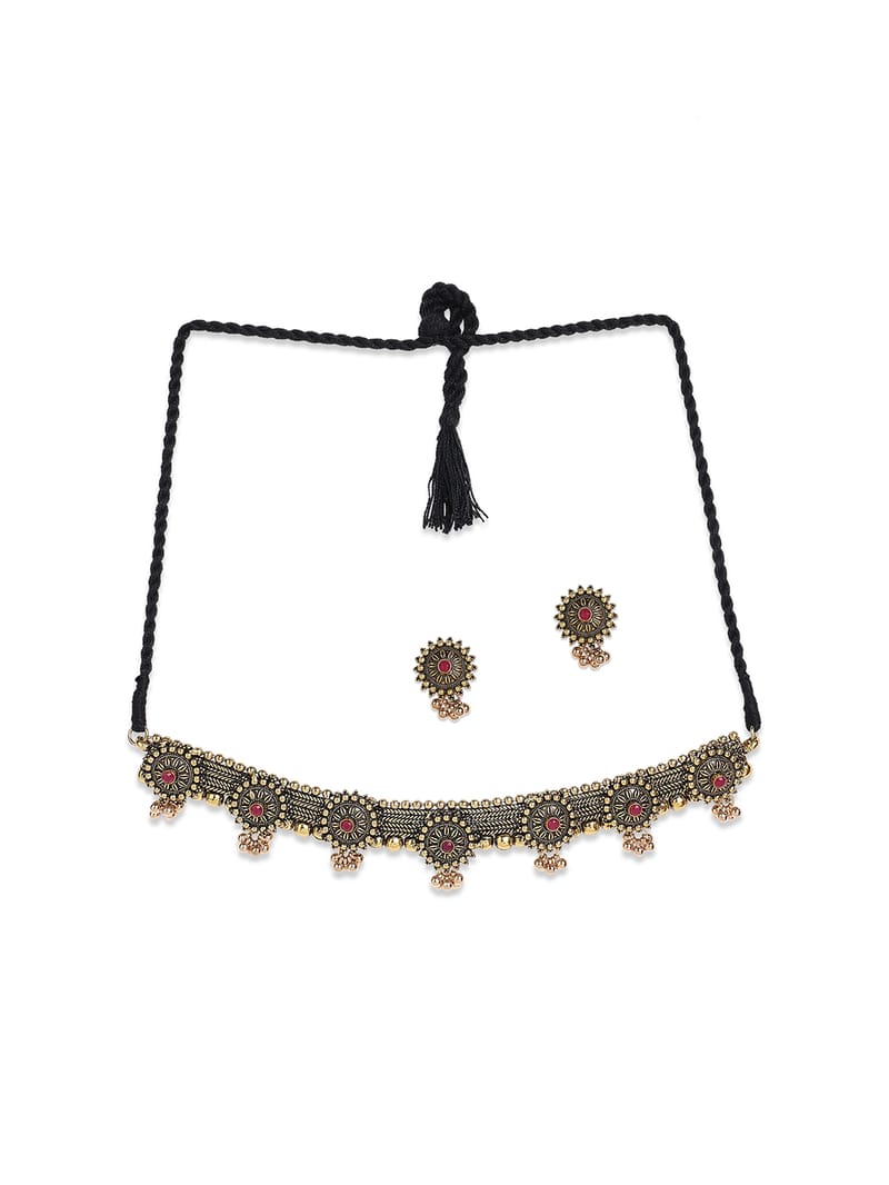 Binni's Wardrobe  golden chocker nceklace