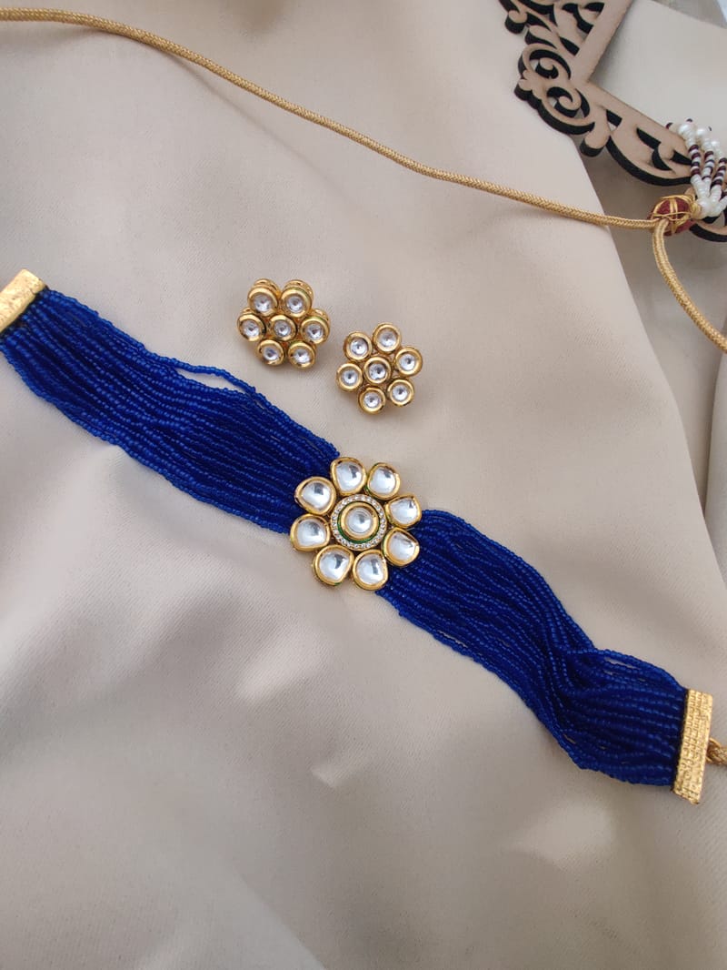 Binni's Wardrobe  gold plated flower necklace Set