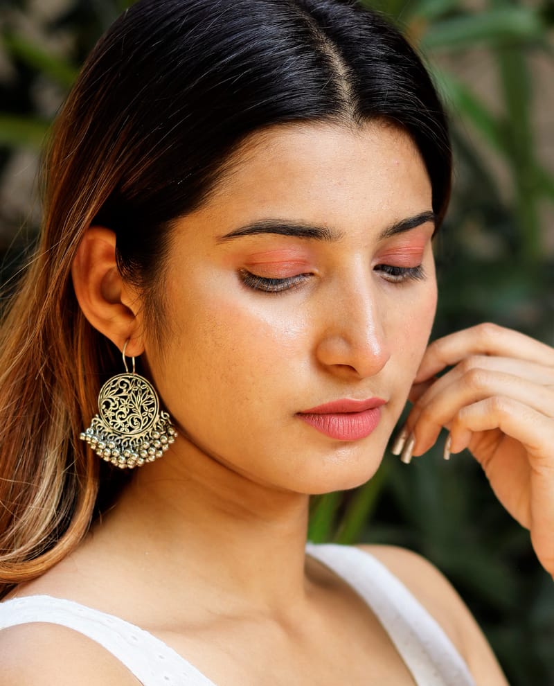 Binni's Wardrobe Silver-Toned Contemporary Drop Earrings