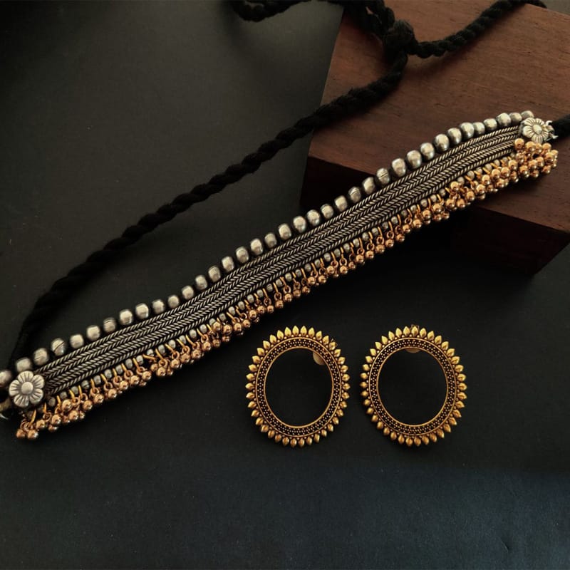 Binni's Wardrobe  Dual tone sunflower  jewellery set