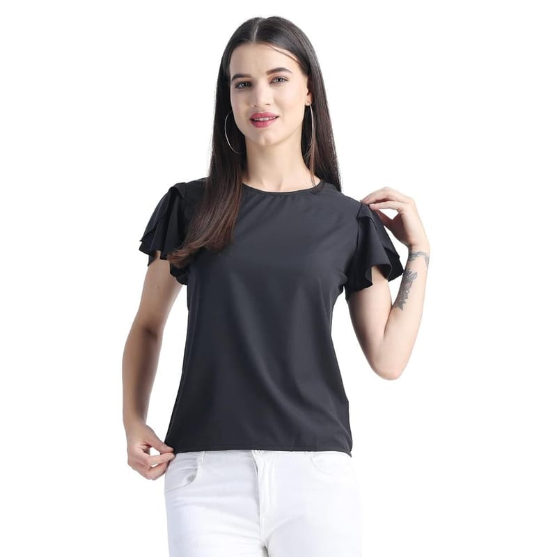 LACE IT�Women & Girls  Top (Black)