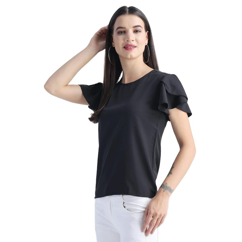 LACE IT�Women & Girls  Top (Black)