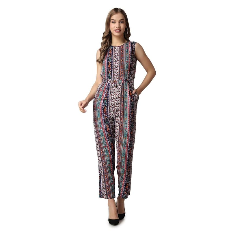 LACE IT Women's Maxi Jumpsuit (Jaipuri)