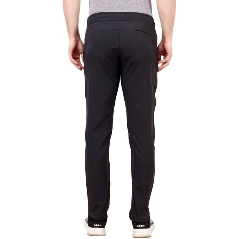 LACE IT Men Solid Grey Track Pants