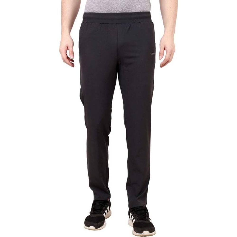 LACE IT Men Solid Grey Track Pants