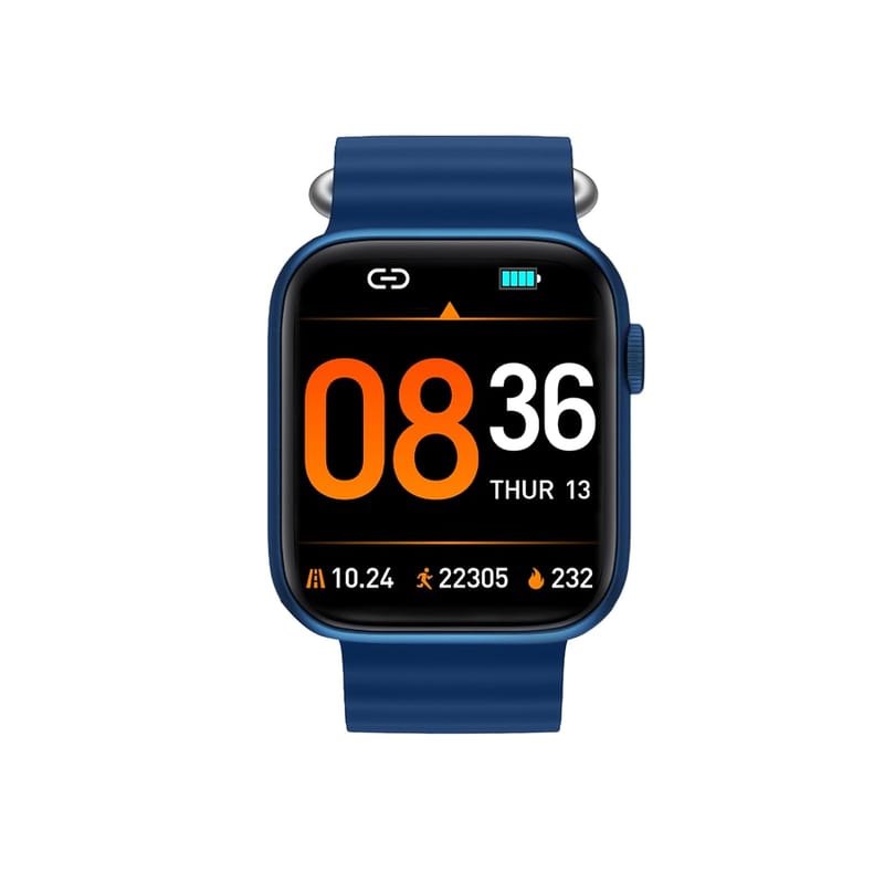 Nu Republic Impulse Smartwatch with 1.9" HD IPS Display, BT Calling, HRM, SPO2 & AI Voice Assistant (Color Varient, Free Size)